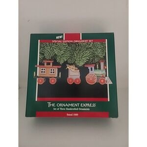 Hallmark Special Edition Ornament Set "The Ornament Express 1989 Set of‎ 3